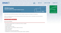 Desktop Screenshot of eparssystem.com